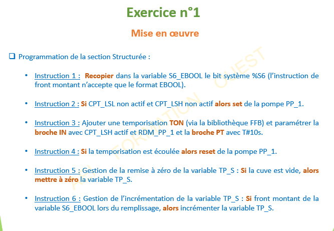 Exercice n°1 | Formation UNITY PRO - 01/2021